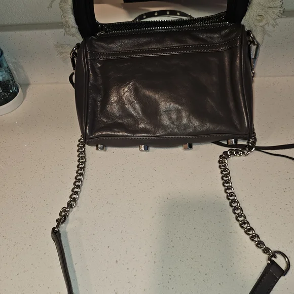 Rebecca Minkoff Gray Leather Crossbody Bag - Picture 4 of 4